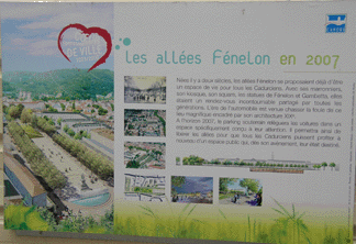allées FENELON à Cahors comme elles auraient du être en 2007