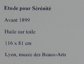 MUSEE Henri Martin - etude pour serenite